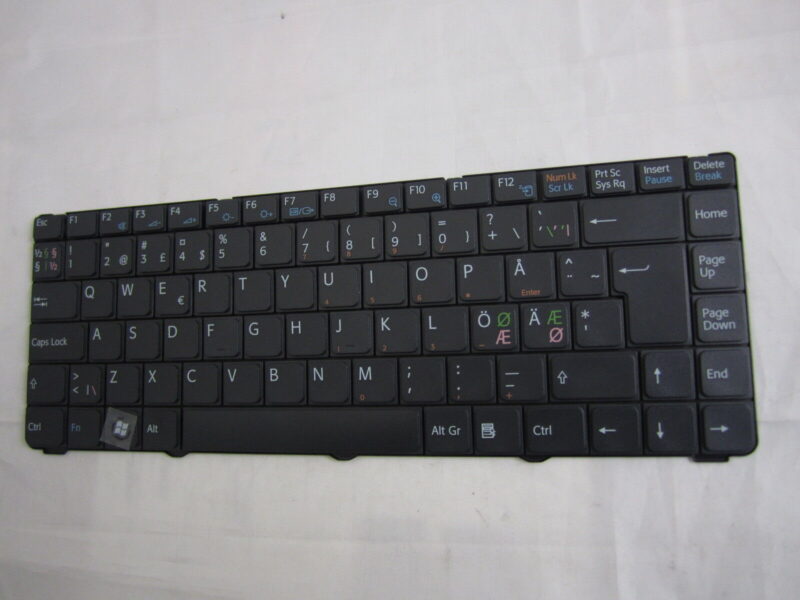 Sony Vaio VGN-NR VGN-NS Series Tastatur (SE) V072078BK1 53010BM16-203-G Keyboard
